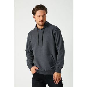 Comeor - Hoodie - Donkergrijs - Heren - Dik