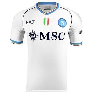 SSC NAPOLI Race-shirt, EA7, driekleurig wapen, technische stof, Dry Touch, 2023/2024