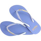 BeachyFeet Teenslipper Dames Med Sky Licht Blauw Slipper