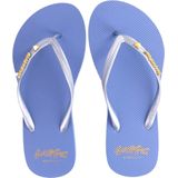 BeachyFeet Teenslipper Dames Med Sky Licht Blauw Slipper