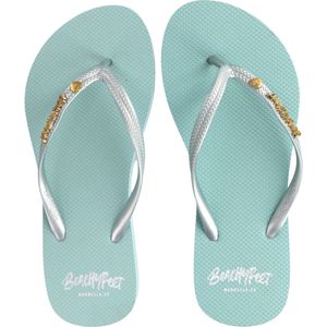 BeachyFeet Dames Teenslippers Spearmint