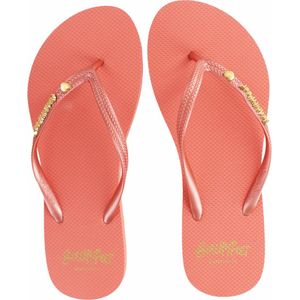 Beachyfeet - Rosa Verano - Teenslipper - Parelmoerkleurig Turkoois - Zacht Voetbed