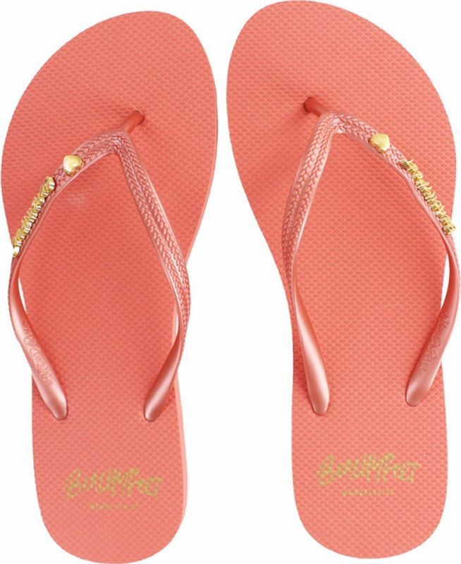 Beachyfeet - Rosa Verano - Teenslipper - Parelmoerkleurig Turkoois - Zacht Voetbed
