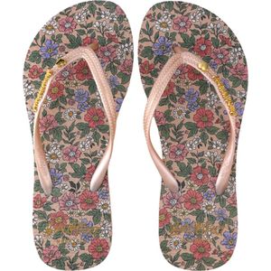 BeachyFeet Teenslippers Flores Andaluz - Licht Bruin - 35/36