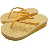 Beachyfeet - Almudena - Teenslipper - Goudkleurig - Sleehak