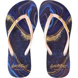 BeachyFeet Teenslipper Dames Marbellous - Blauw - Slipper