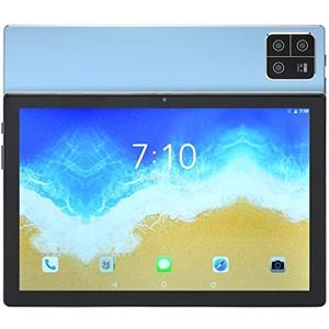 Tablet met Aanraakscherm, Ondersteuning Zwaartekrachtsensor 8GB RAM 128GB ROM FHD1920 X 1200 Octa Core Tablet voor Kantoor voor Senioren (Blauw)
