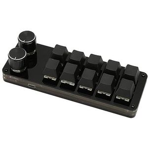 Airshi Mini Toetsenbord, Macro-Douanetoetsenbord, Programmeerbare Snelle Reactie Blauwe Schakelaar