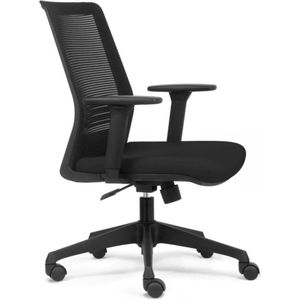 OrangeLabel Chair Evo001 Zwart inclusief verstelbare armleggers