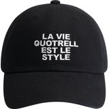 Quotrell - LA VIE CAP - BLACK/WHITE - One size