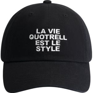 Quotrell - LA VIE CAP - BLACK/WHITE - One size