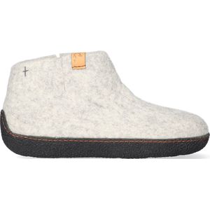 Tofvel - Rabara - Sloffen - Beige - Wolvilt