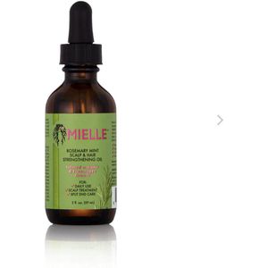 MIELLE ORGANIC Rosemary Mint Scalp & Hair Strengthening Oil 59 ml