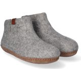 Tofvel Mula Wolvilt Sloffen Marbled Light Grey | Grijs | Wolvilt | Maat 44 | TF100042