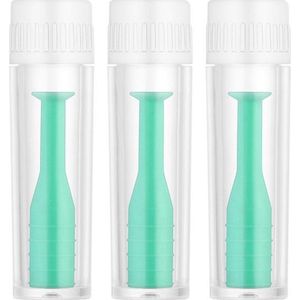 Lens zuignapje - Contactlens - Contactlenzen zuiger - 3 stuks - Voor harde lenzen - Lichtblauw