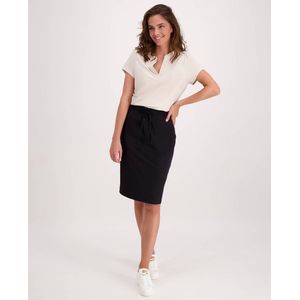 Rok Zwart van Je m'appelle - Dames Travelstof- Maat L