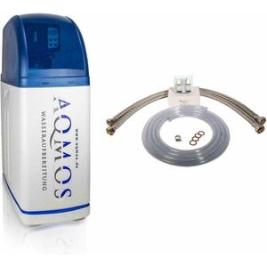 Aqmos R2D2-32 - Waterontharder met aansluitset 22 mm - Laag waterverbruik - 25kg zoutbak waterontkalker
