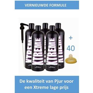 * Xtreme® Premium Silicone Glijmiddel 500ML (5 Flessen)