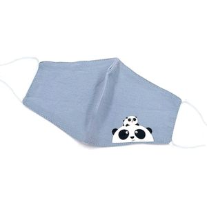 Mondkapje Kind - Mondmasker Kinderen - Wasbaar en Herbruikbaar - Lichtblauw