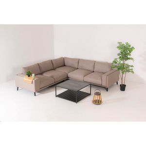 Flow. Doozy XL taupe chiné loungeset