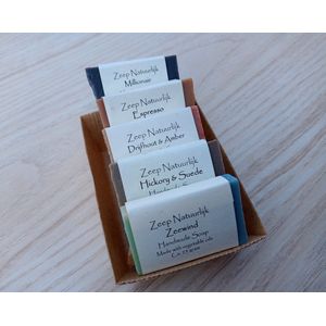 Giftset Man-Kleine zeepjes-5 stuks-cadeau set-Mannen geur-gasten zeep-hotel zeepjes-reiszeepjes.