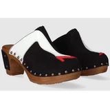 Jan Jansen - Walk On Wood - Klompen - Nero - Nubuck Leer