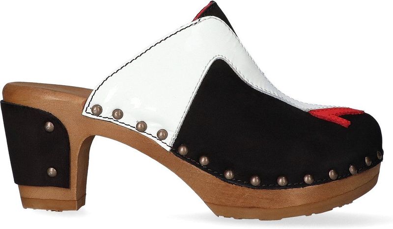 Jan Jansen - Walk On Wood - Klompen - Nero - Nubuck Leer