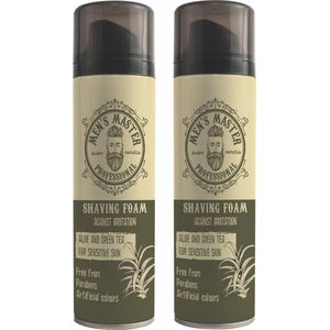 Men's Master - Scheerschuim - Aloë Vera - Groene Thee - 200ml