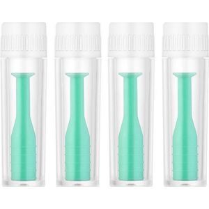 Lens zuignapje - Contactlens - Contactlenzen zuiger - 4 stuks - Voor harde lenzen - Lichtblauw