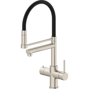 HOWAT 4-in-1 kokend water kraan set RVS - flexibele slang