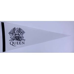 Queen - queen band - beatles logo - Muziek - Vaantje - Freddy Mercury - UK - Sportvaantje - Wimpel - Vlag - Pennant -  31*72 cm -  logo