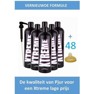 * Xtreme® Premium Silicone Glijmiddel 500ML (6 Flessen)