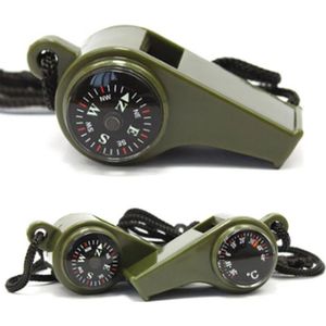 Survivalfluitje kompas - 1 stuk