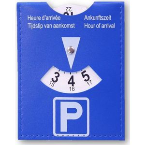 Parkeerschijf - Parkeren - Parking Disc - Blauwe schijf - Blauwe zone - Parkeerkaart - Blauw - 1x.