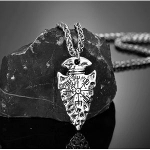 Viking - speer punt - Tir - ketting - Exclusive Ketting met gift box - Hanger - Accessoires - Larpcenter.nl - Cadeau - Viking - Cadeau voor hem - Cadeau voor haar - Sinterklaas cadeau - Shoen cadeau - Kerst cadeau - Kerst -