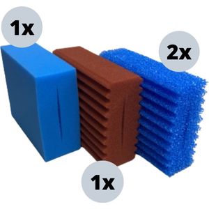 OJ Biotec (Biosmart) 5.1 Series geschikt voor Oase - Totaalset Geribbeld - OJ filtermateriaal