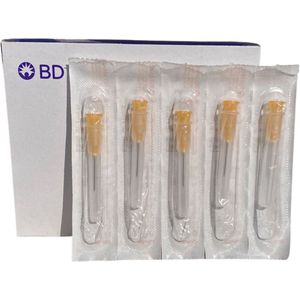 BD Microlance - Gelaat Steriele Naalden - 25g - 0.5 x 16 mm - Oranje - Gerstkorrel - Milia - Comedonen - 100 Stuks