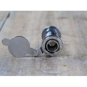 Groothoek kijkgaatje - chrome spy 35-65 mm, gezichtsveld 180 °