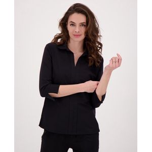 Je m'appelle Travelstof Blouse - Dames - Zwart - Maat XXL
