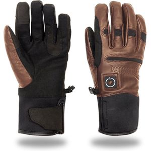 HeatPerformance® NATURE - verwarmde handschoenen - paardrijden - wandelen - fietsen - dames - cognac | maat XL