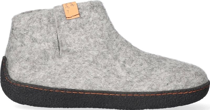 Tofvel - Rabara - Pantoffels - Grijs - Wolvilt