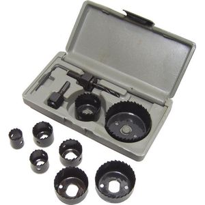 Greensen Gatzaagset hout, gatcirkelzaag, set 16 stuks