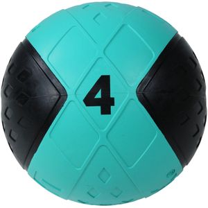 Lifemaxx LMX Medicijn Bal - Medicine Ball - 4 kg - Zwart/Blauw