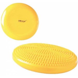 Lifemaxx LMX Air Stability Disc - Balanstrainer - 33 cm - Geel