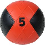 Lifemaxx LMX Medicijn Bal - Medicine Ball - 5 kg - Zwart/Rood