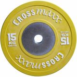 Lifemaxx Crossmaxx Competition Bumper Plate - Halterschijf - Gewichten - 50 mm - 15 kg