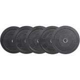 Crossmaxx Bumper Plates - 50mm - per stuk - 5 kilo - Zwart