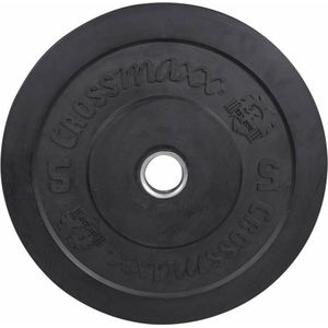 Crossmaxx Bumper Plates - 50mm - per stuk - 5 kilo - Zwart