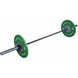 Lifemaxx Crossmaxx Olympische Halterstang - 220 cm (50 mm) - Zwart