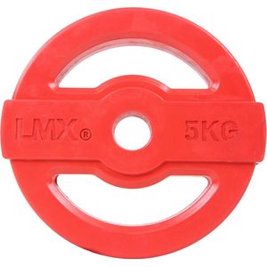 Lifemaxx Studio Pump Disc Halterschijf - 30 mm - 5 kg - Rood